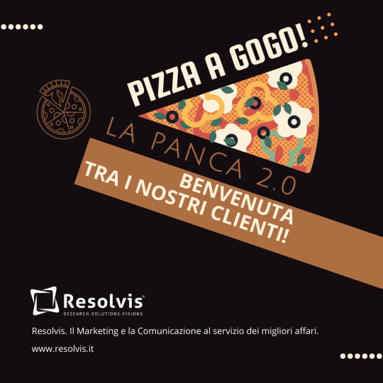 Pizzeria La Panca 2.0: benvenuta tra i clienti di Resolvis