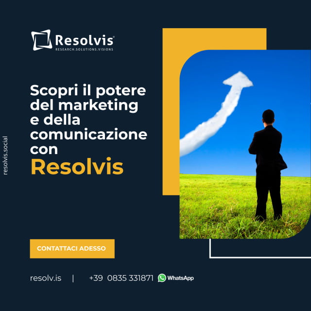 Scopri il potere del marketing e della comunicazione con Resolvis