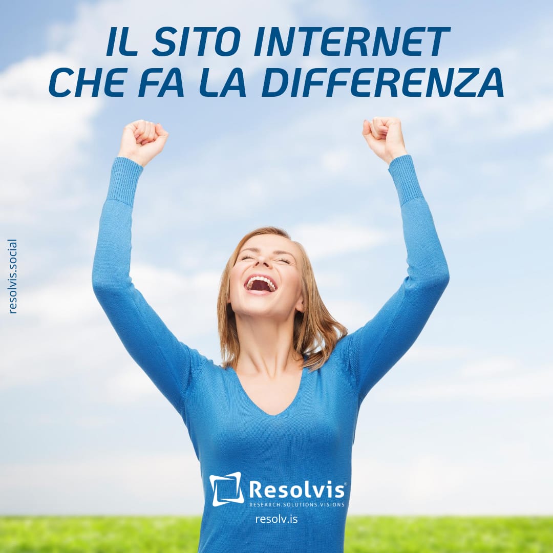 Il sito internet che fa la differenza, Resolvis | Marketing | Comunicazione | Matera | Business | Produzione Web | Produzione siti internet | Startup | Innovazione | Ricerca | E-commerce